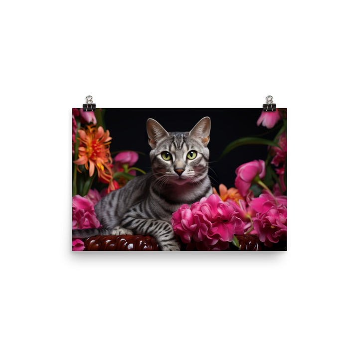 Egyptian Mau Photo paper poster - PosterfyAI.com
