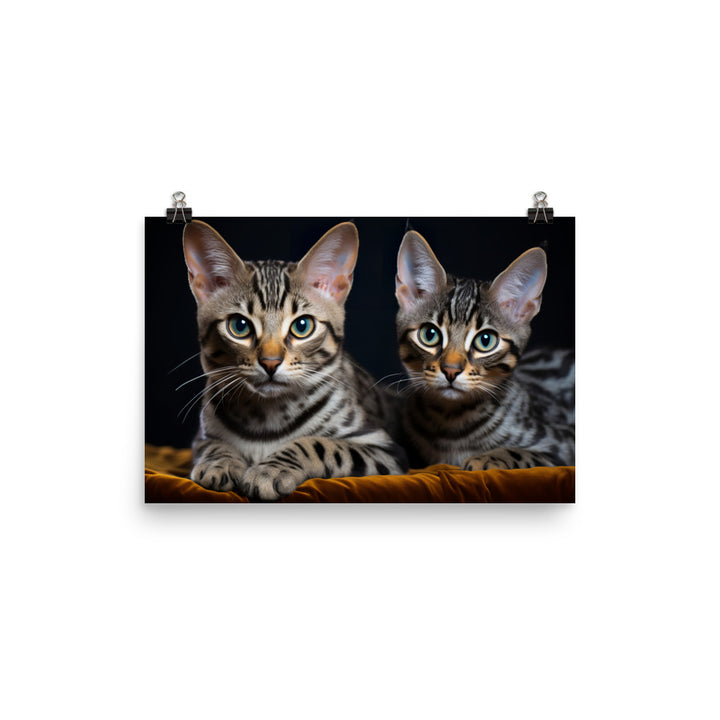 Egyptian Mau Photo paper poster - PosterfyAI.com