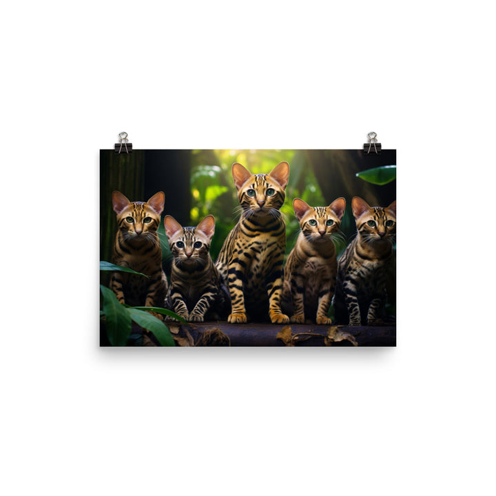 Bengal Photo paper poster - PosterfyAI.com