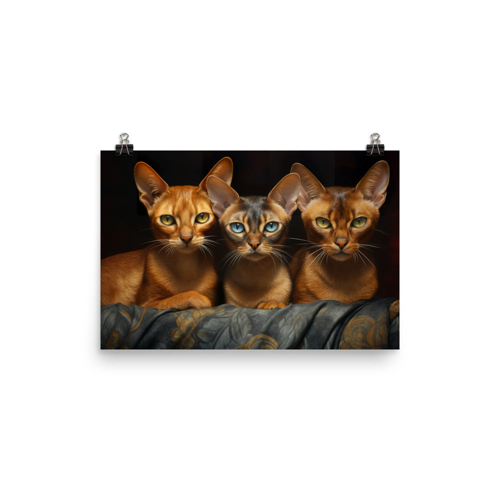 Abyssinian Photo paper poster - PosterfyAI.com