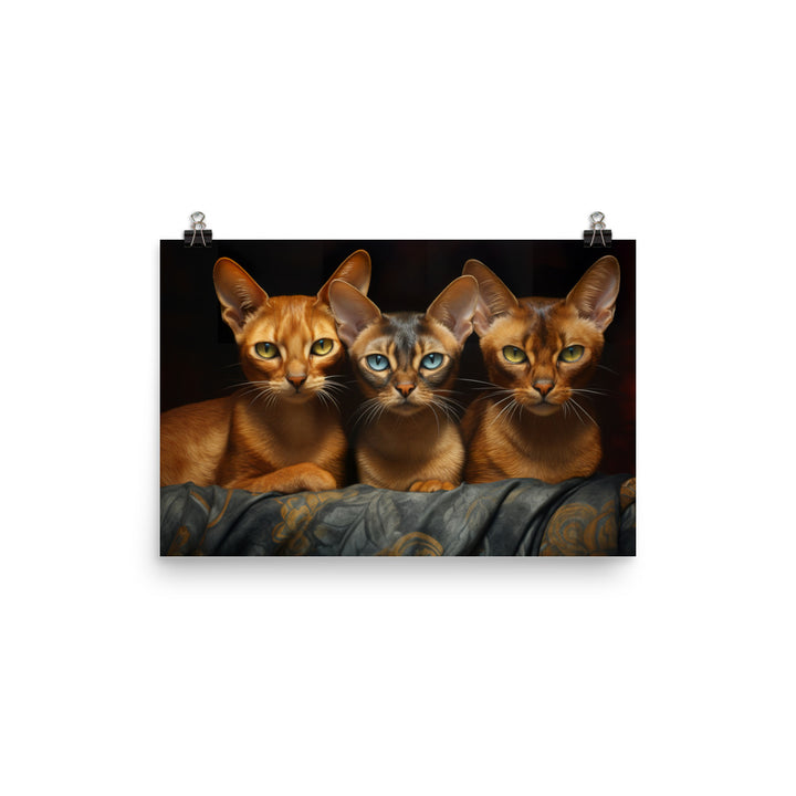 Abyssinian Photo paper poster - PosterfyAI.com