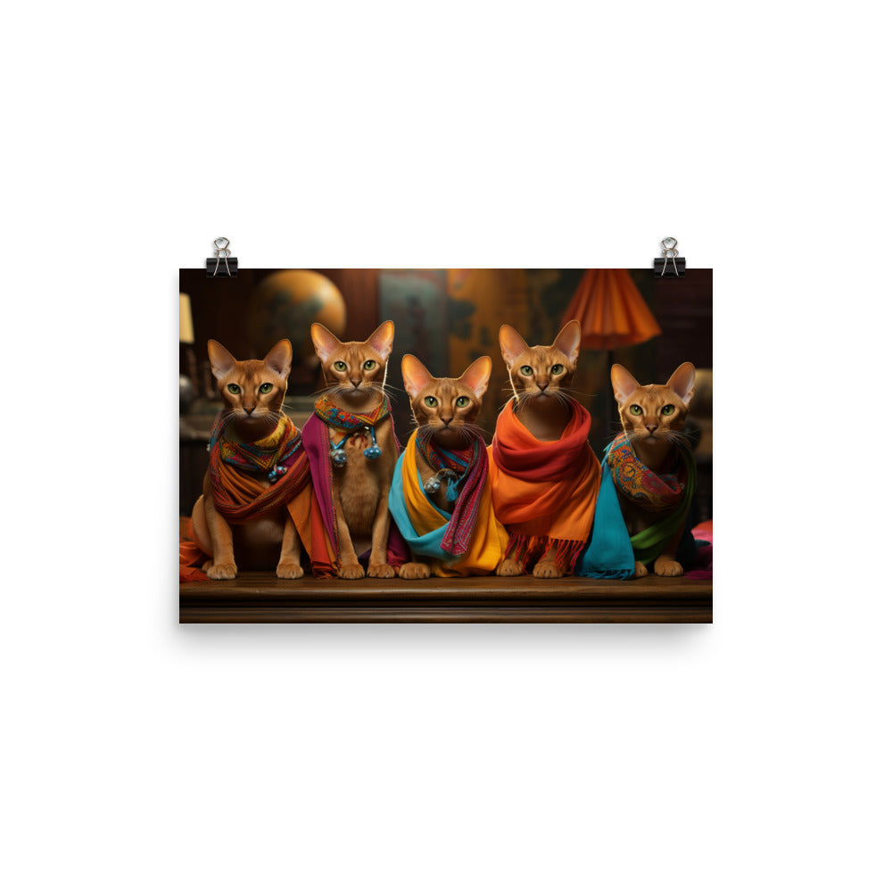 Abyssinian Photo paper poster - PosterfyAI.com