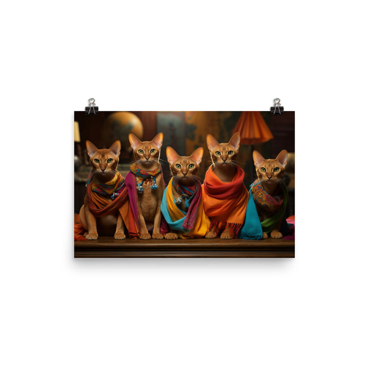 Abyssinian Photo paper poster - PosterfyAI.com