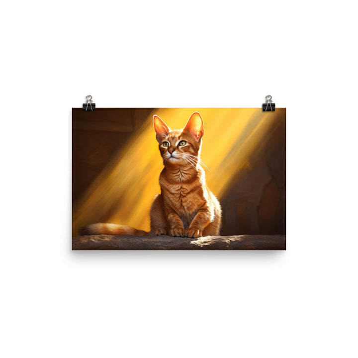 Abyssinian Photo paper poster - PosterfyAI.com