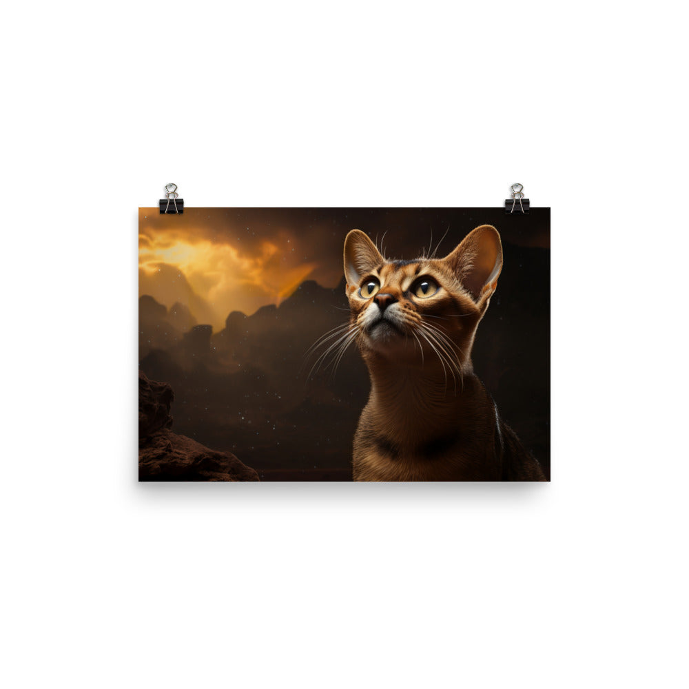 Abyssinian Photo paper poster - PosterfyAI.com