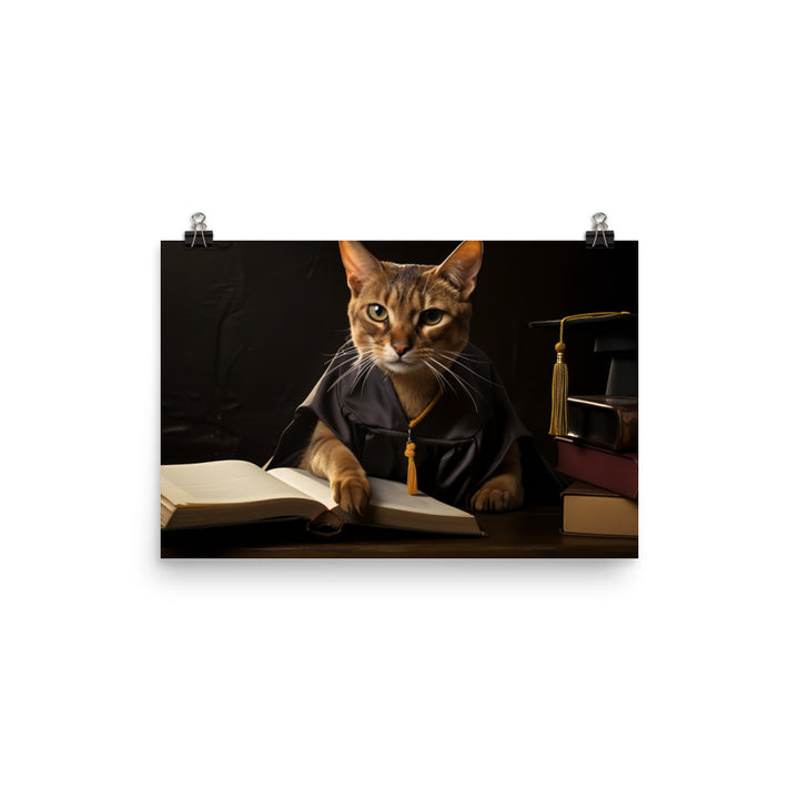 Abyssinian Student Photo paper poster - PosterfyAI.com