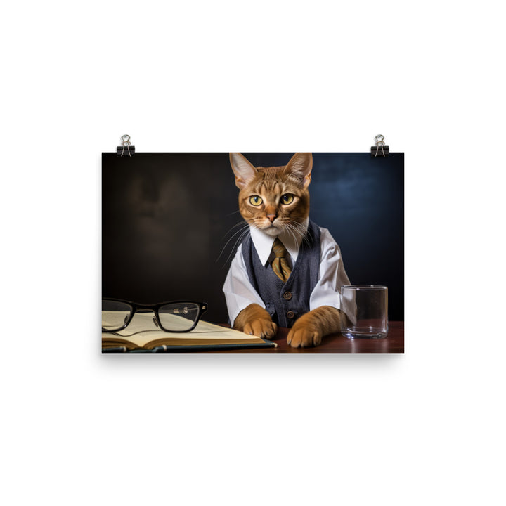 Abyssinian Student Photo paper poster - PosterfyAI.com