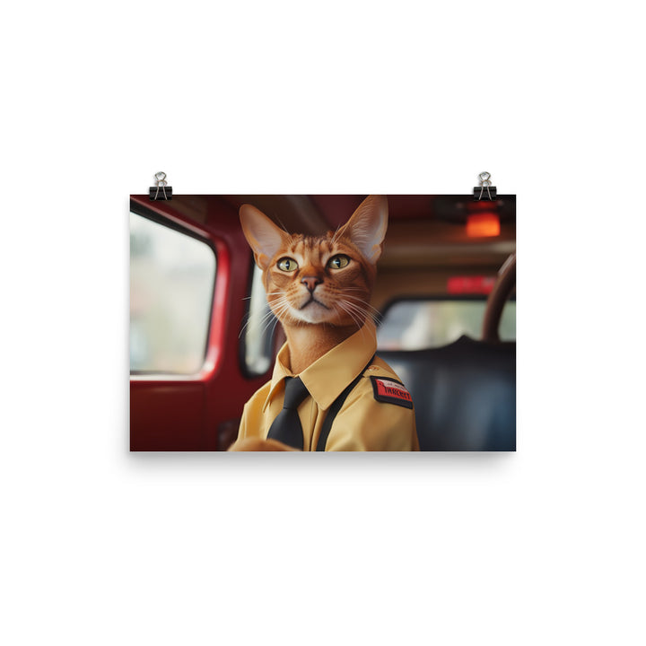 Abyssinian Transit Operator Photo paper poster - PosterfyAI.com