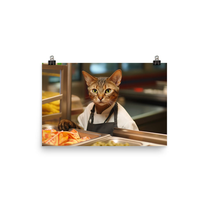 Abyssinian Fast Food Crew Photo paper poster - PosterfyAI.com