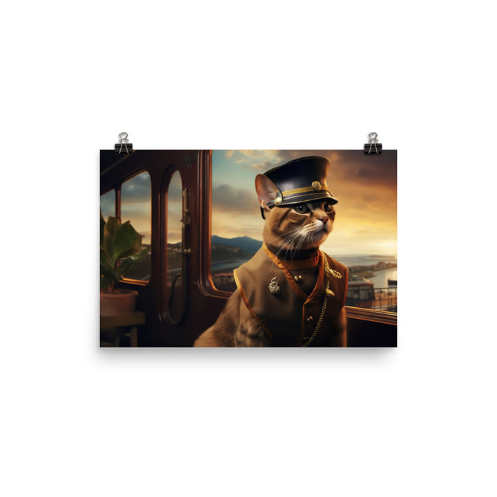 Abyssinian Transit Operator Photo paper poster - PosterfyAI.com