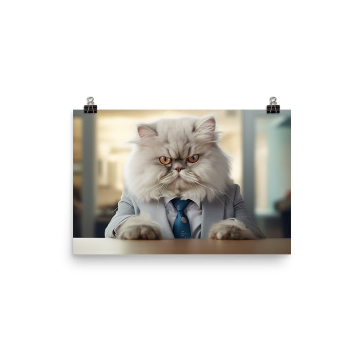 Persian Sales Consultant Photo paper poster - PosterfyAI.com
