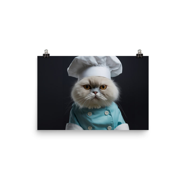 Persian Nurse Photo paper poster - PosterfyAI.com