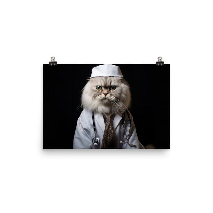 Persian Doctor Photo paper poster - PosterfyAI.com
