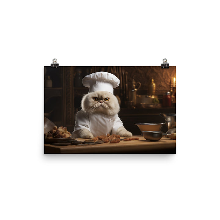 Persian Chef Photo paper poster - PosterfyAI.com