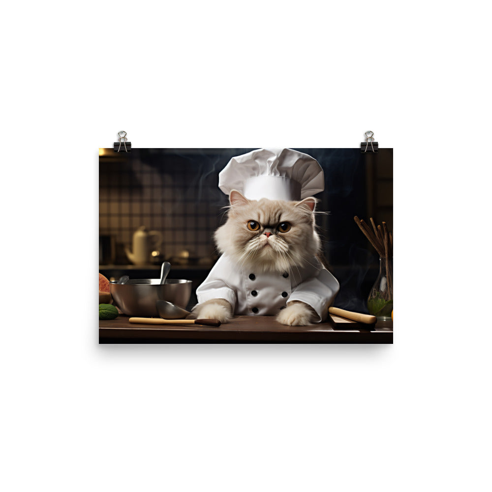 Persian Chef Photo paper poster - PosterfyAI.com