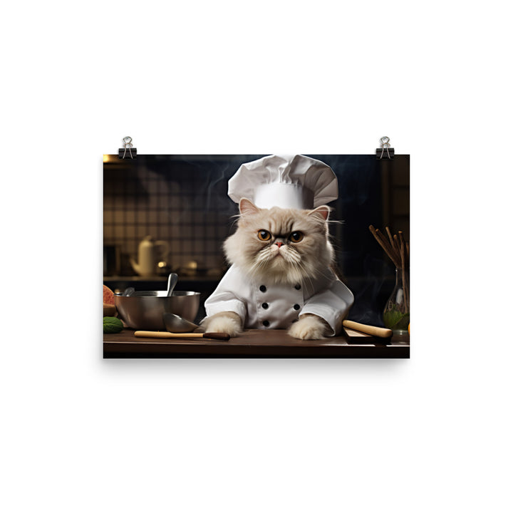 Persian Chef Photo paper poster - PosterfyAI.com