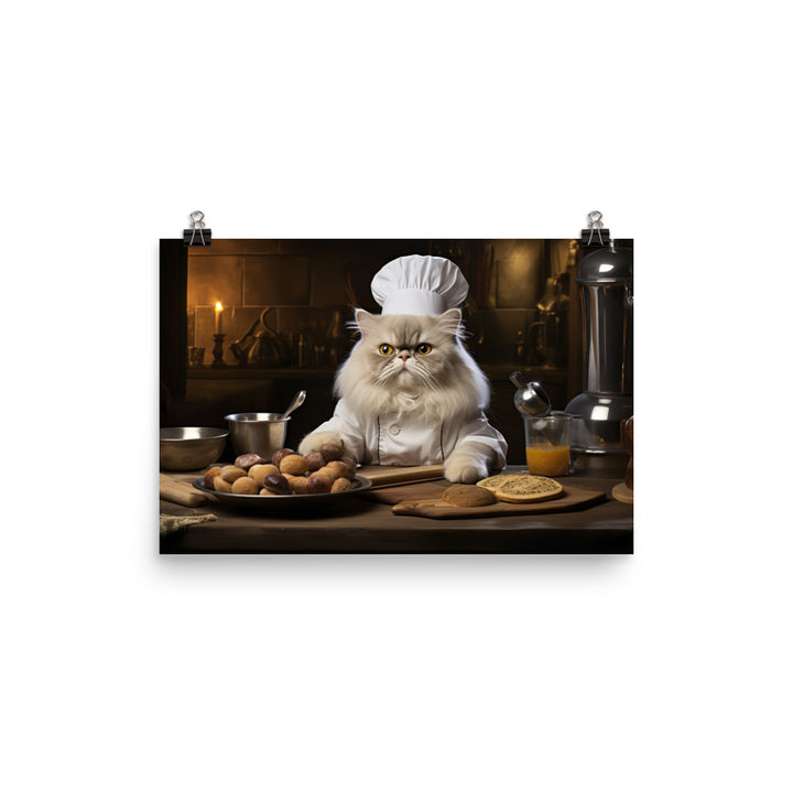 Persian Chef Photo paper poster - PosterfyAI.com