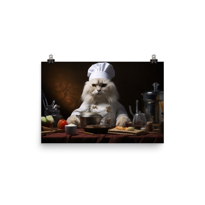 Persian Chef Photo paper poster - PosterfyAI.com