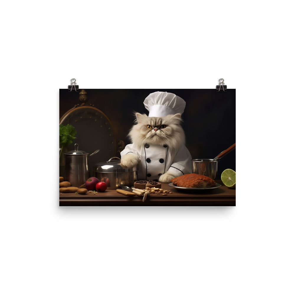 Persian Chef Photo paper poster - PosterfyAI.com