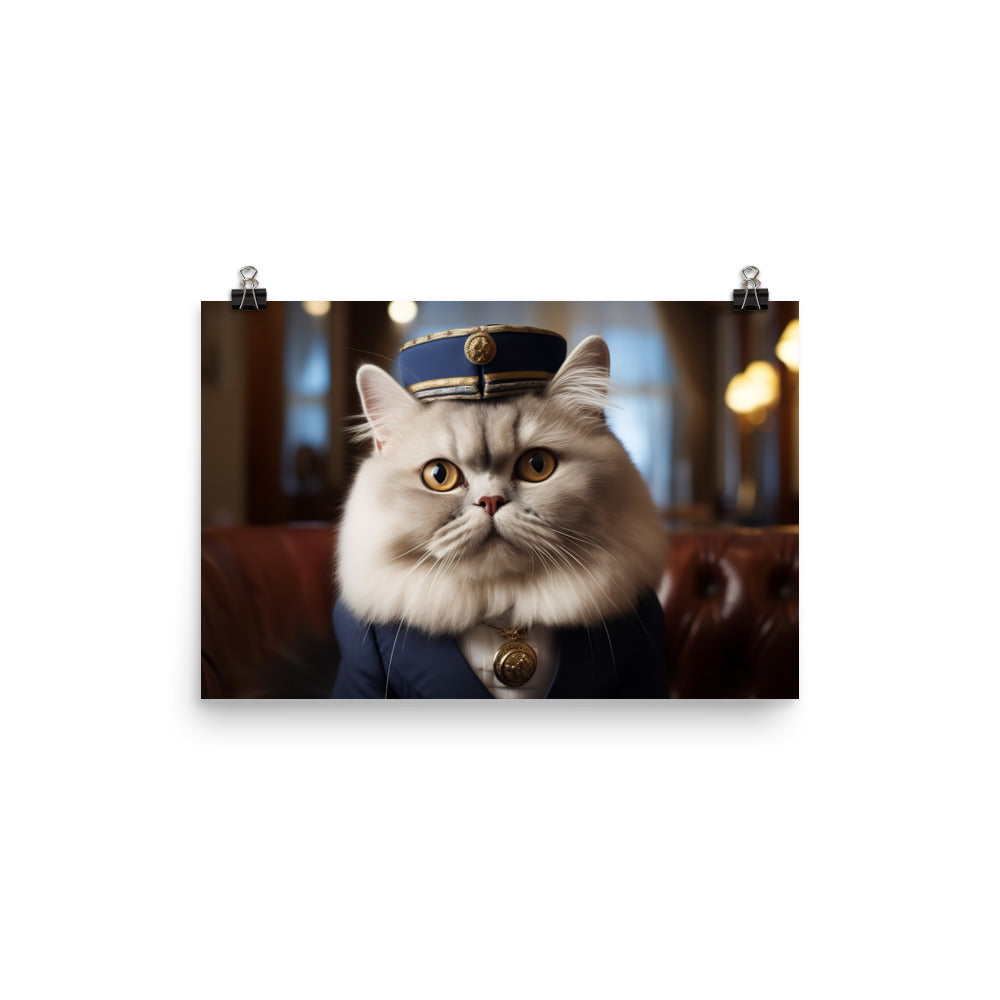 Persian Cabin Crew Photo paper poster - PosterfyAI.com