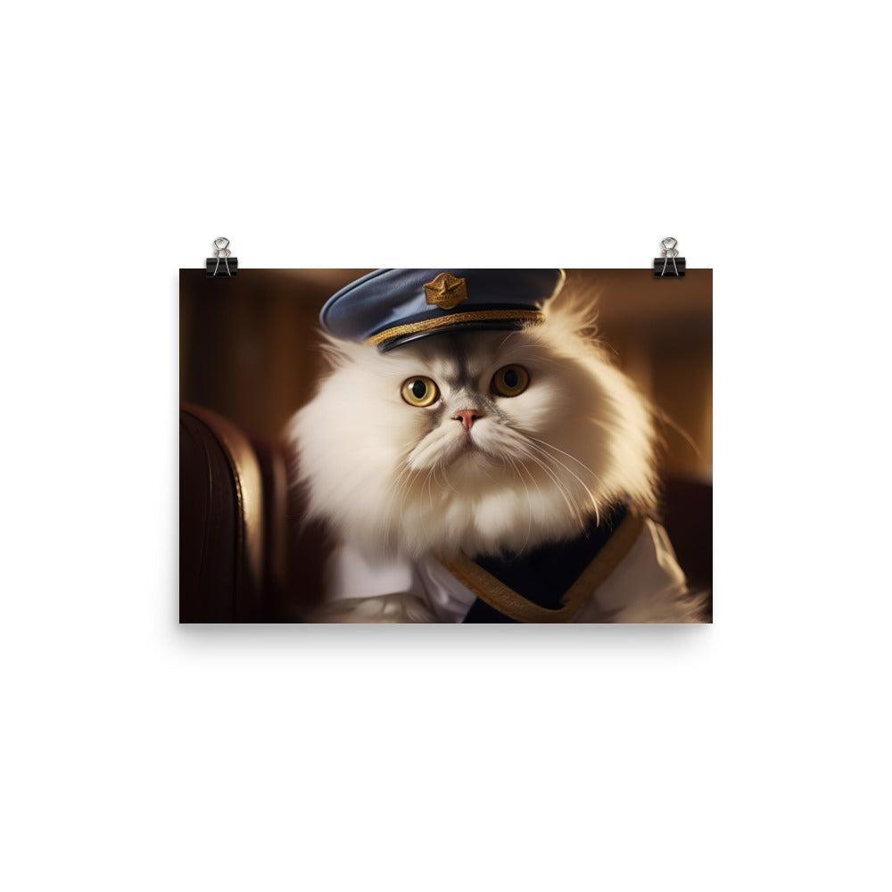 Persian Cabin Crew Photo paper poster - PosterfyAI.com