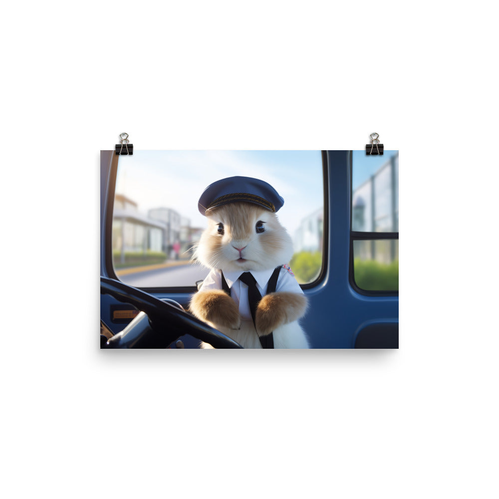 Lionhead Transit Operator Photo paper poster - PosterfyAI.com