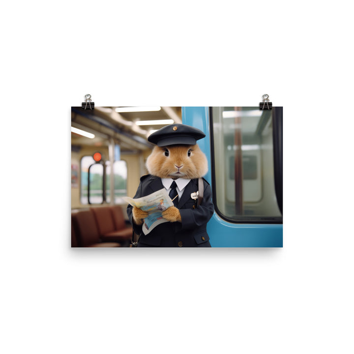 Lionhead Transit Operator Photo paper poster - PosterfyAI.com