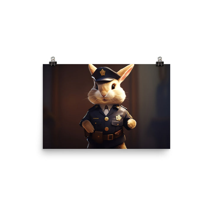 Lionhead Security Officer Photo paper poster - PosterfyAI.com