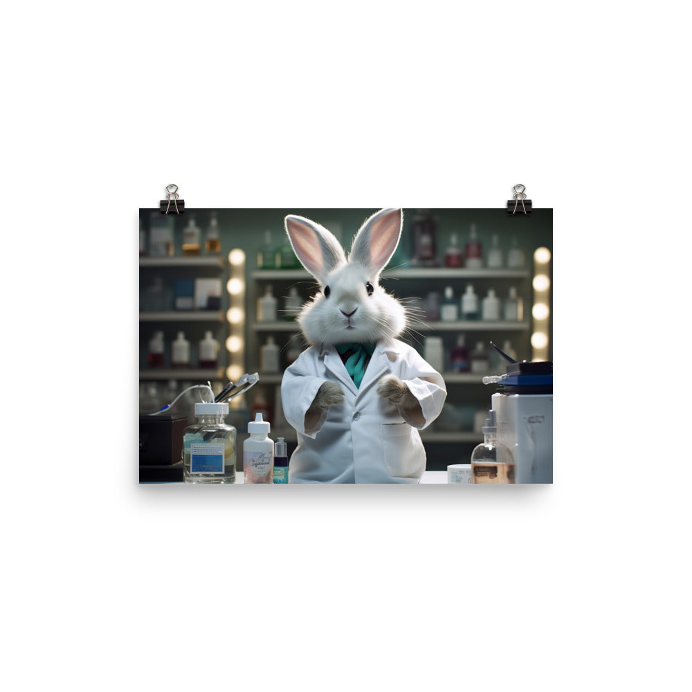 Lionhead Pharmacist Photo paper poster - PosterfyAI.com