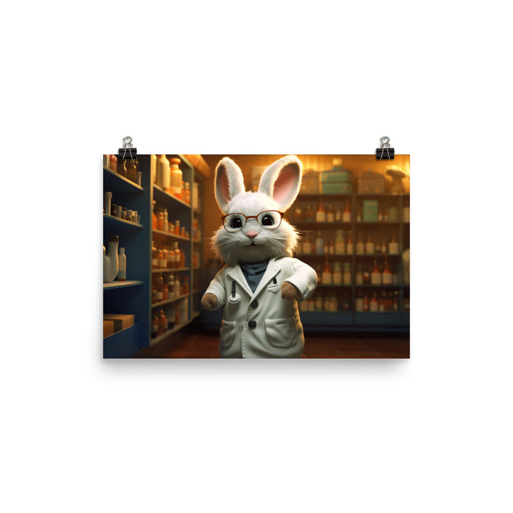 Lionhead Pharmacist Photo paper poster - PosterfyAI.com