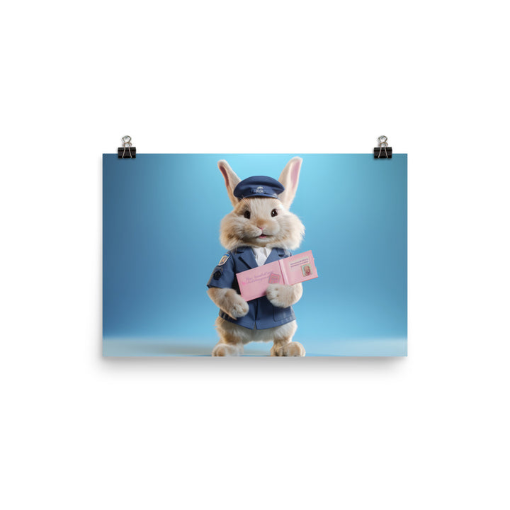 Lionhead Mail Carrier Photo paper poster - PosterfyAI.com