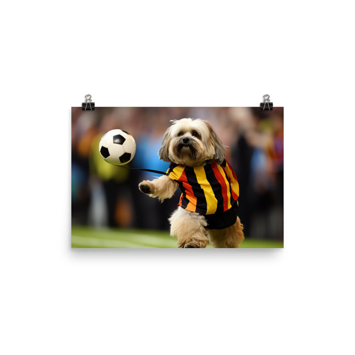Lhasa Apso Referee Photo paper poster - PosterfyAI.com