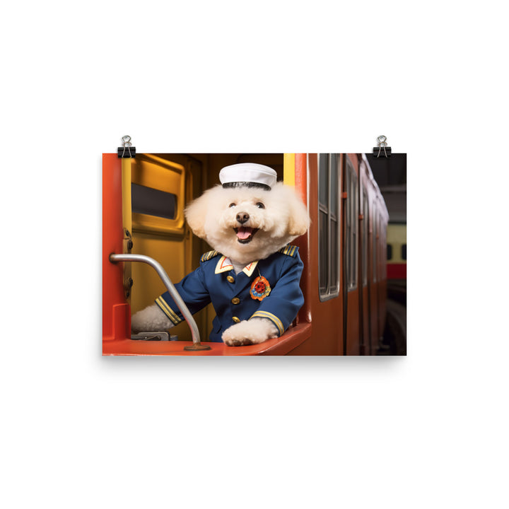Poodle Transit Operator Photo paper poster - PosterfyAI.com