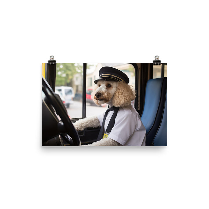 Poodle Transit Operator Photo paper poster - PosterfyAI.com