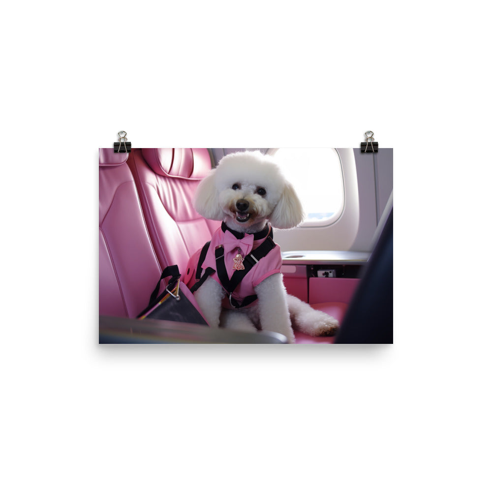 Poodle Cabin Crew Photo paper poster - PosterfyAI.com