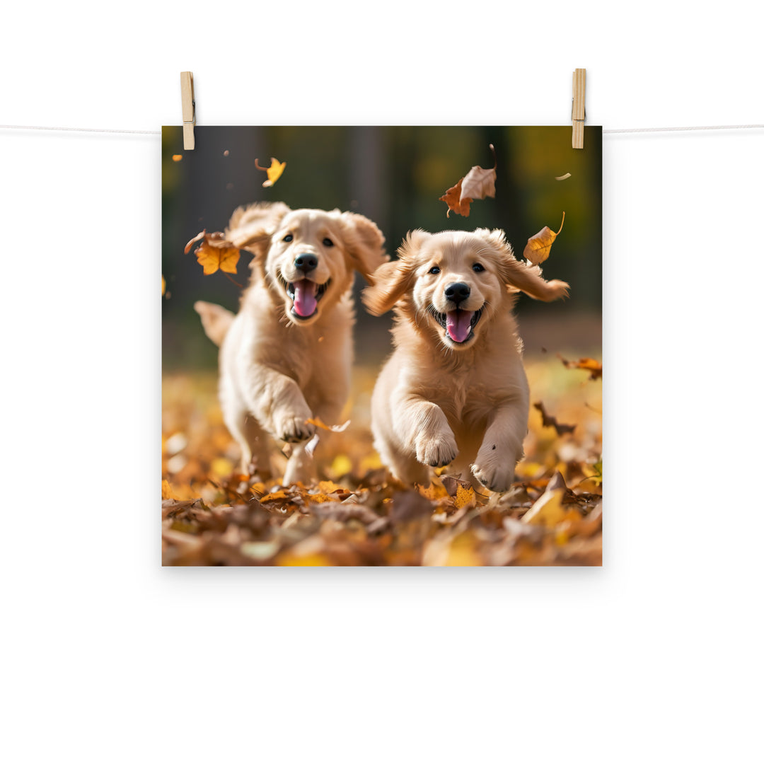 Golden Retriever Photo paper poster - PosterfyAI.com