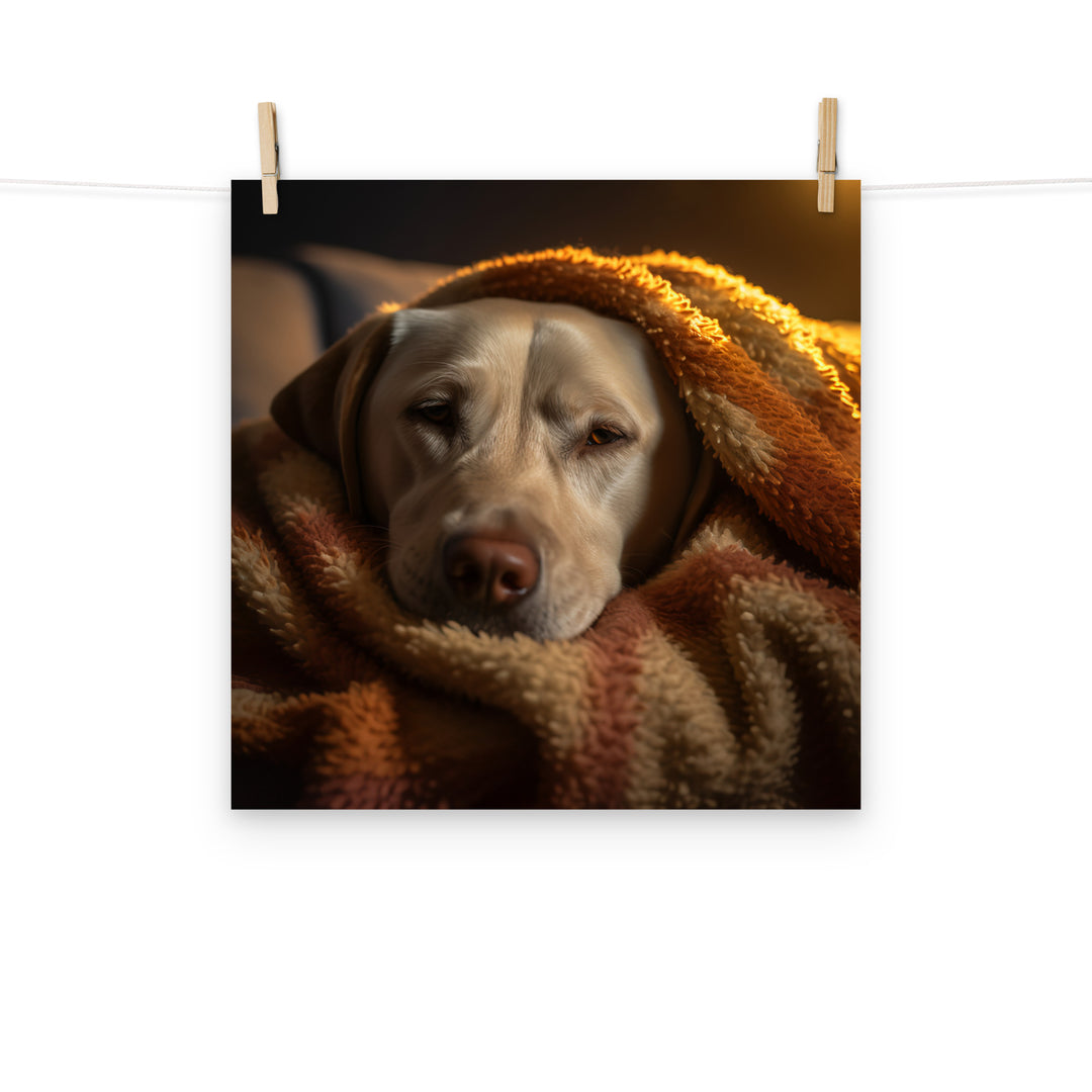 Labrador Retriever Photo paper poster - PosterfyAI.com