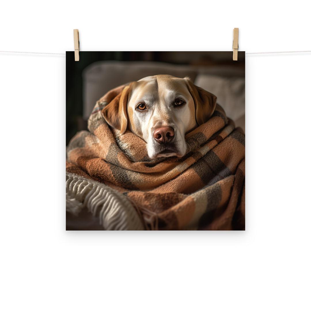 Labrador Retriever Photo paper poster - PosterfyAI.com