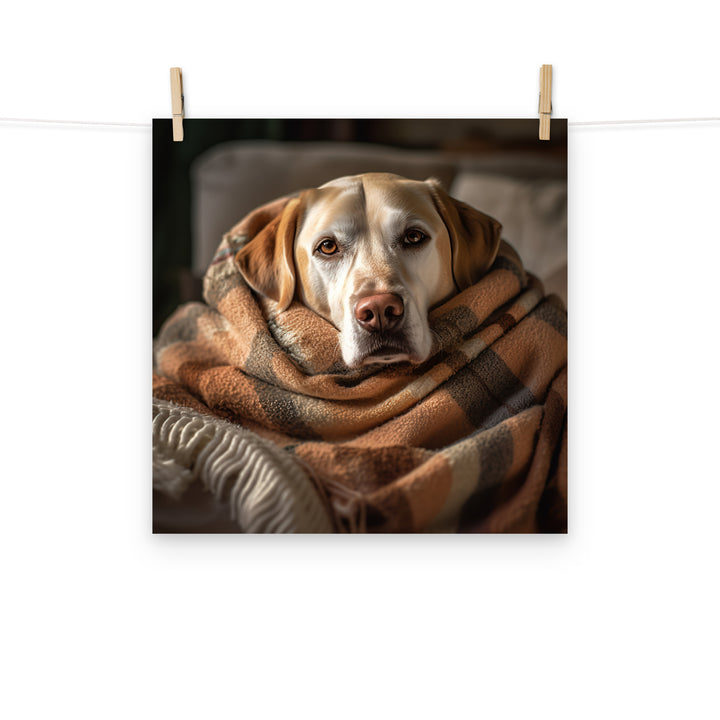 Labrador Retriever Photo paper poster - PosterfyAI.com