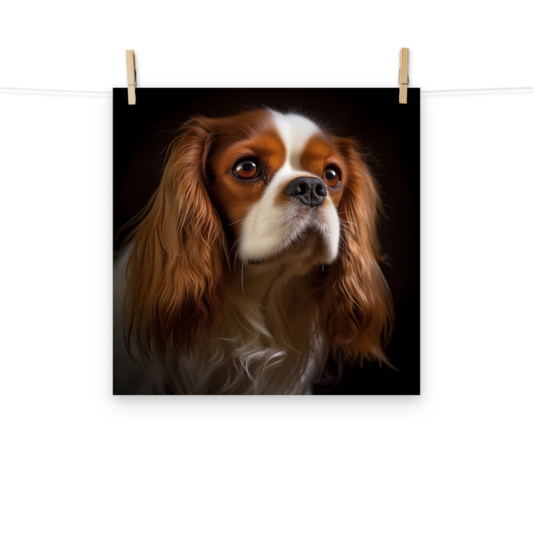 Cavalier King Charles Photo paper poster - PosterfyAI.com