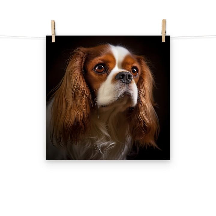 Cavalier King Charles Photo paper poster - PosterfyAI.com