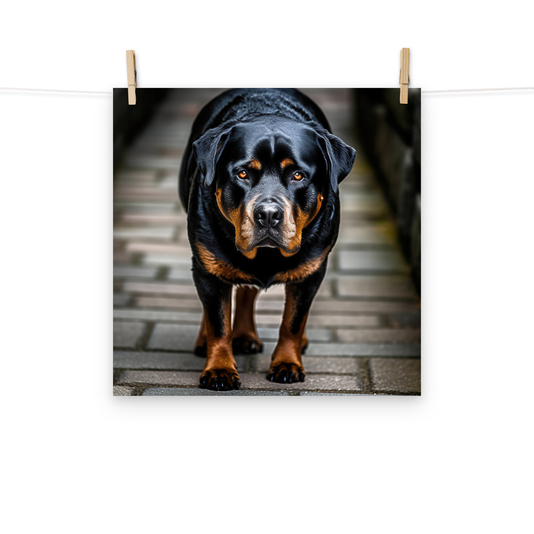 Rottweiler Photo paper poster - PosterfyAI.com