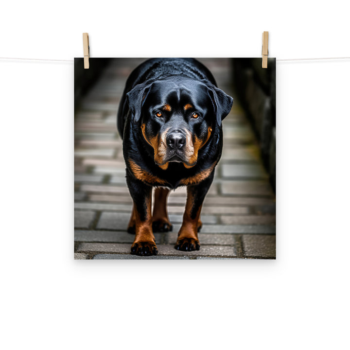 Rottweiler Photo paper poster - PosterfyAI.com