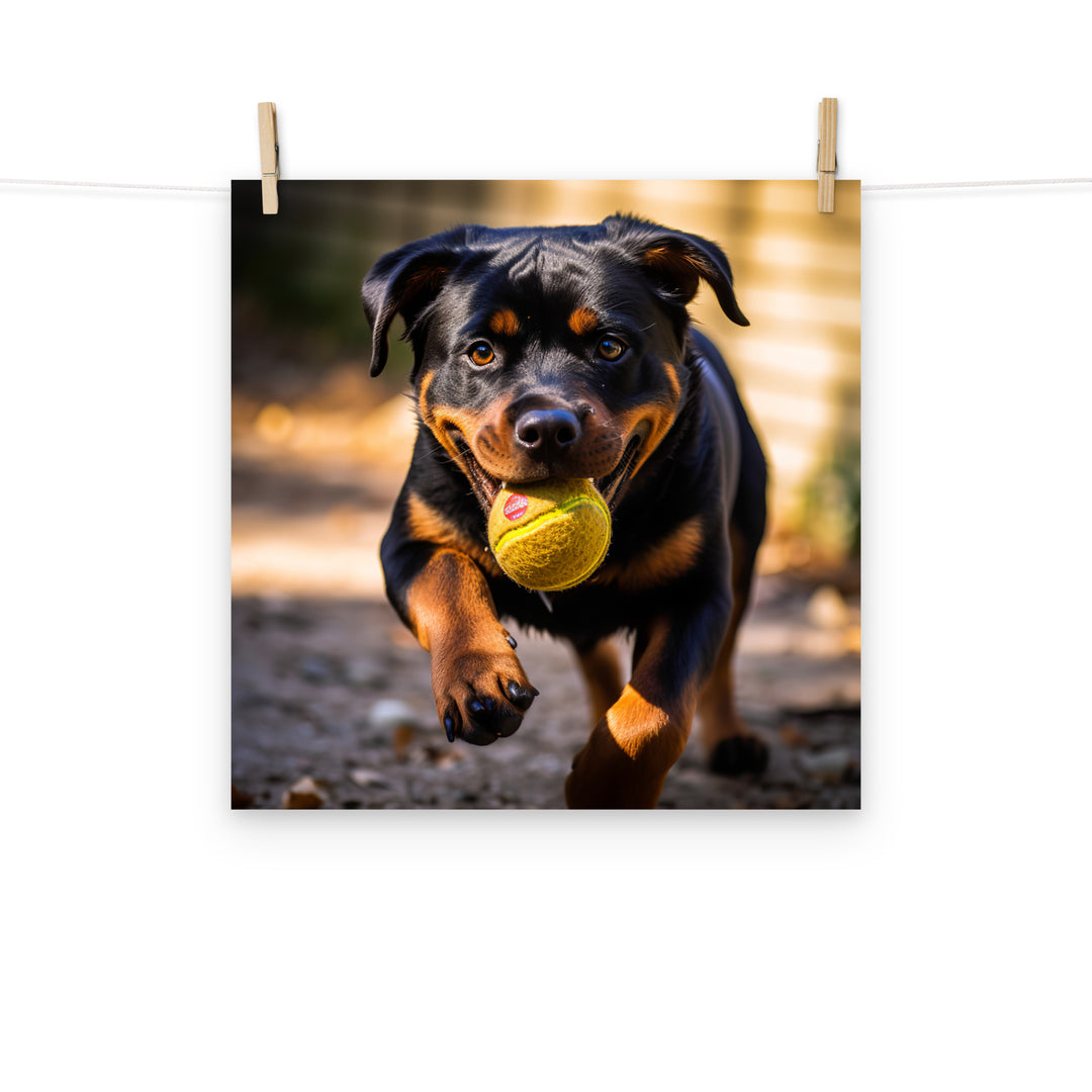 Rottweiler Photo paper poster - PosterfyAI.com