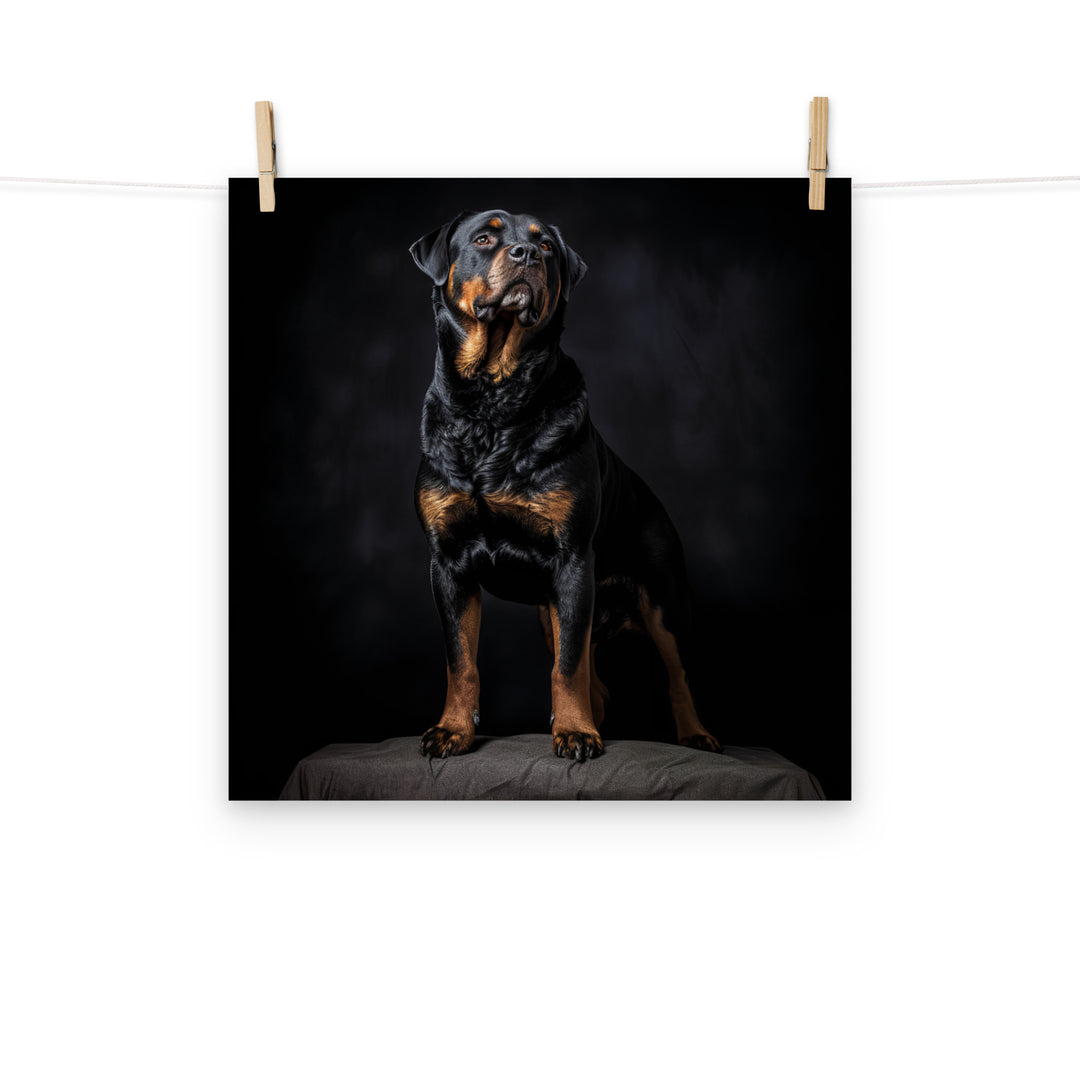 Rottweiler Photo paper poster - PosterfyAI.com