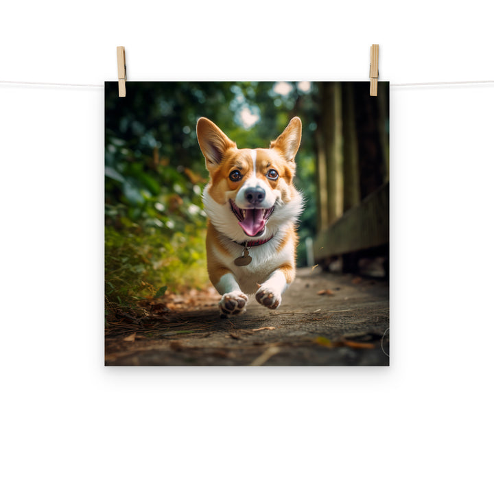 Welsh Corgi Photo paper poster - PosterfyAI.com
