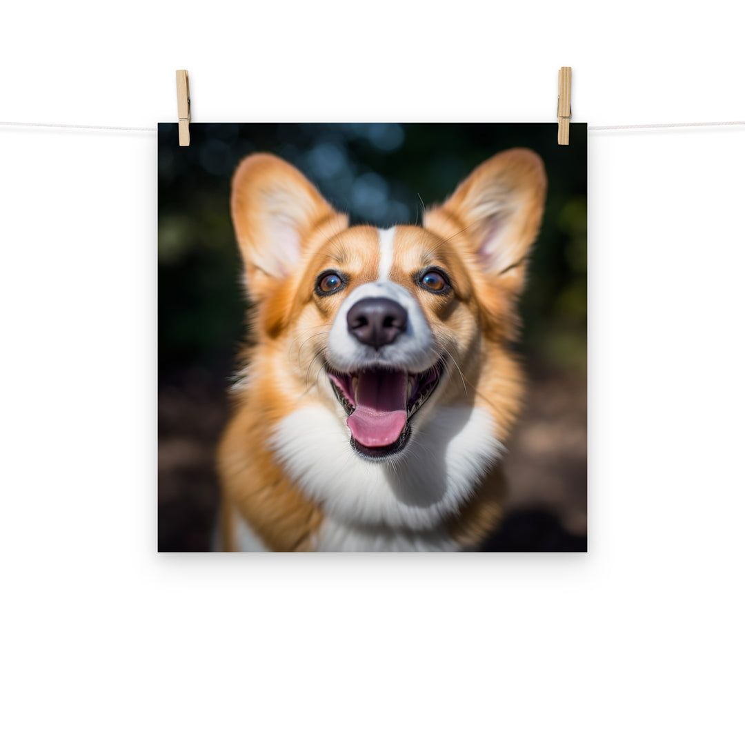 Welsh Corgi Photo paper poster - PosterfyAI.com