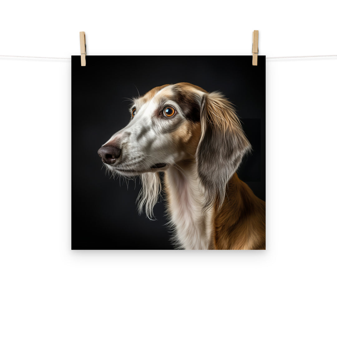 Saluki Photo paper poster - PosterfyAI.com