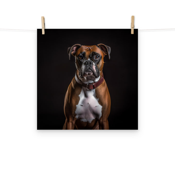 Boxer Photo paper poster - PosterfyAI.com