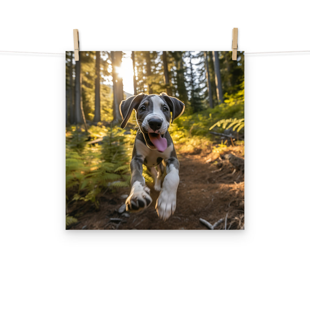 Great Dane Photo paper poster - PosterfyAI.com
